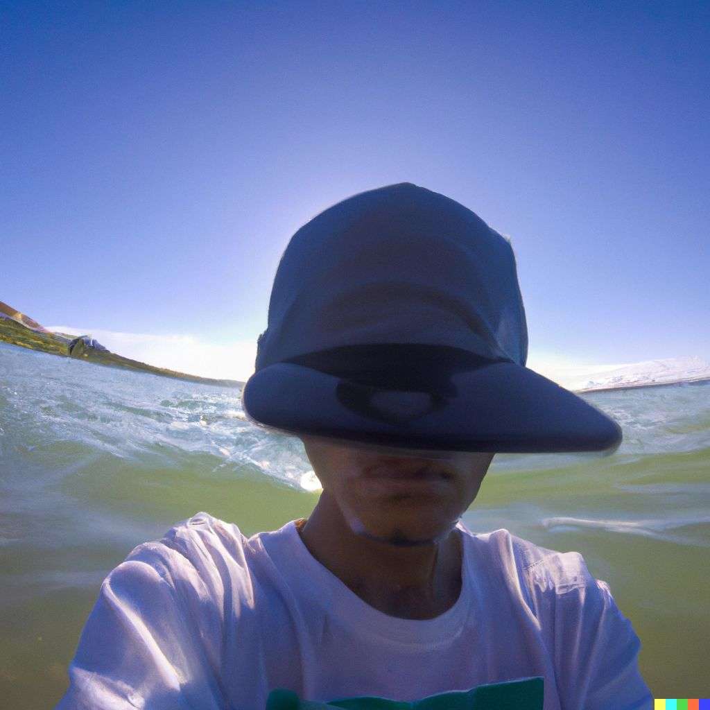 a representation of anxiety, photograph taken on a GoPro